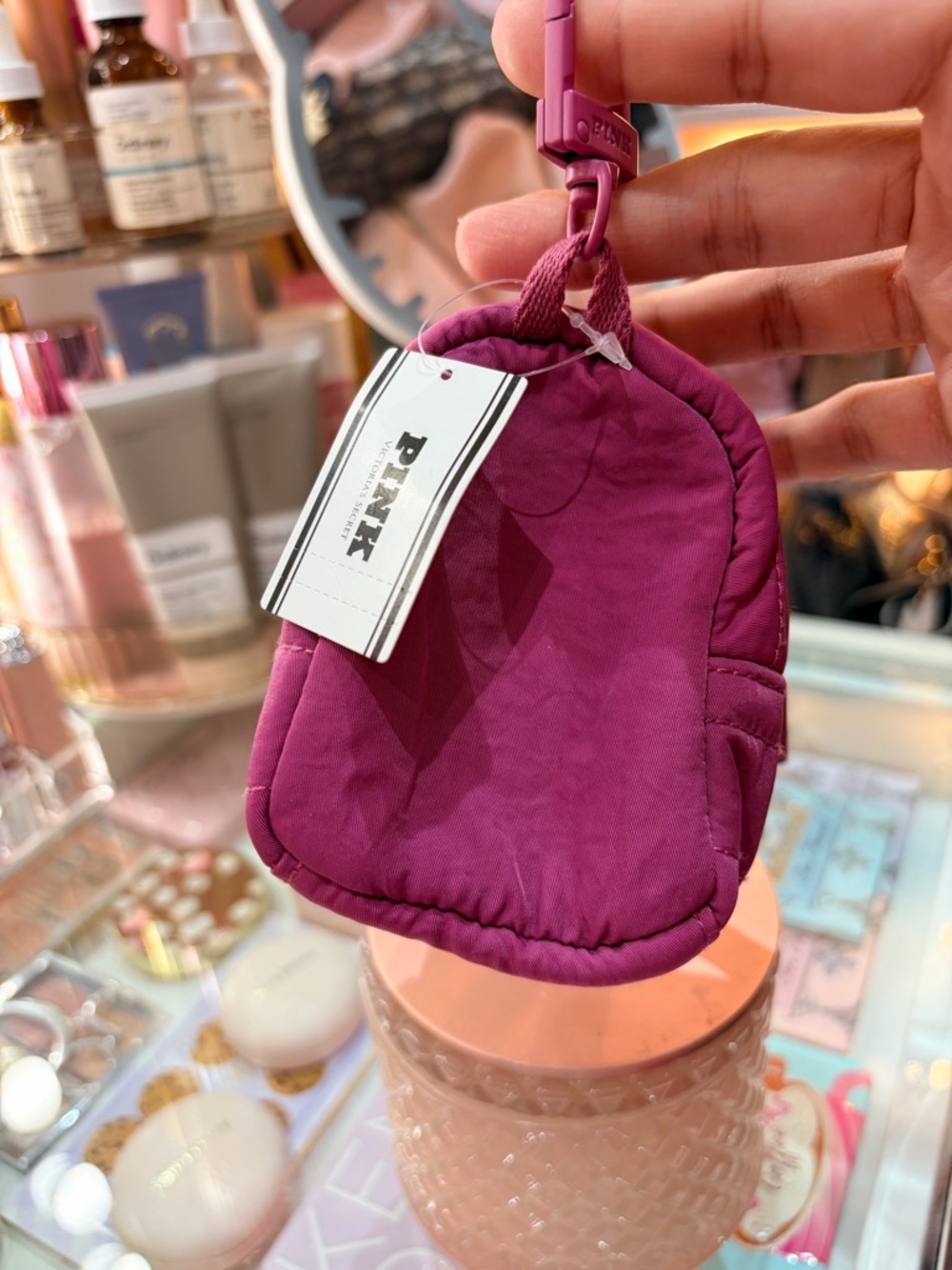 New VSPink Mini Backpack Keychain - Picture 3 of 5